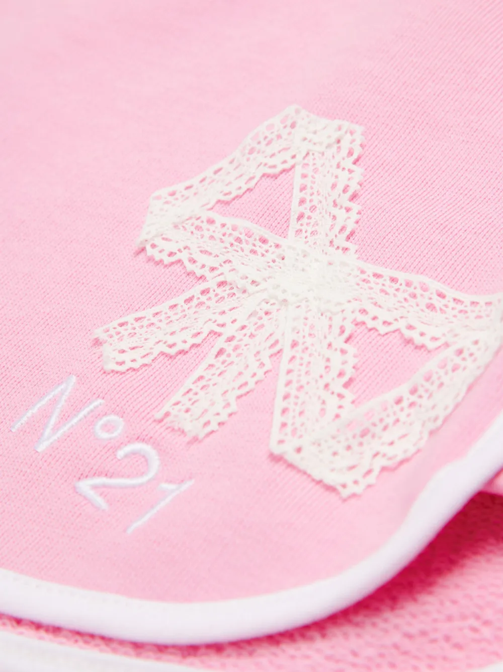 N°21 Logo Patch Shorts In Pink