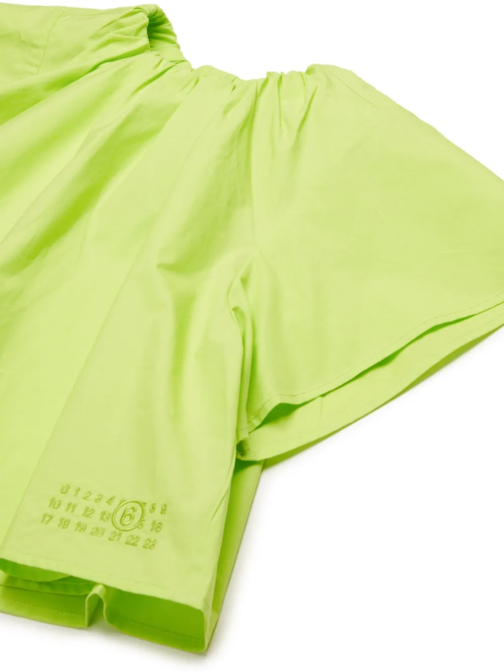 MM6 Maison Margiela Kids Numbers shirt Groen