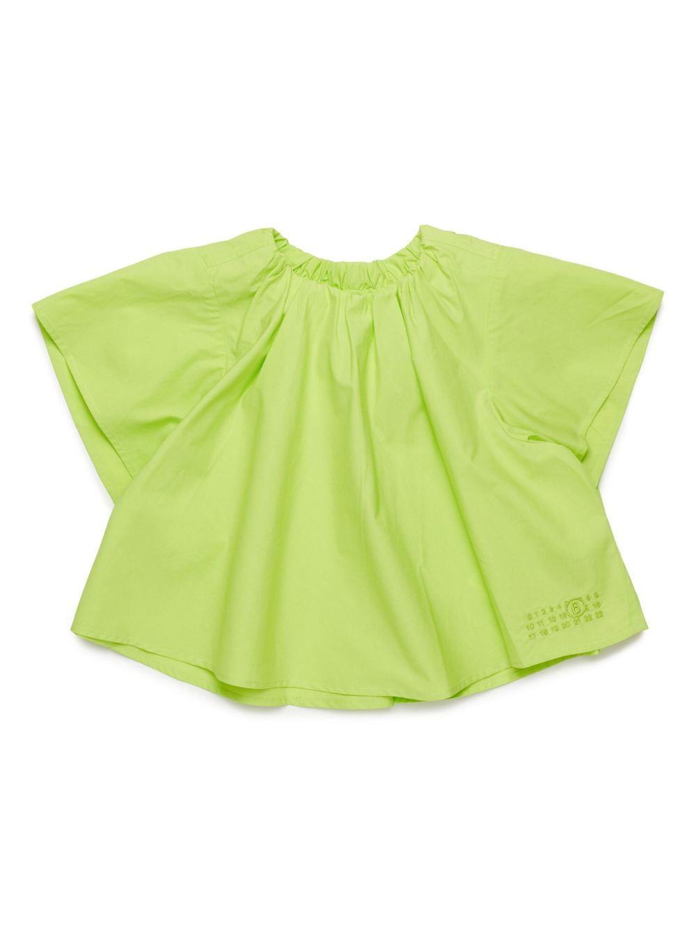 MM6 Maison Margiela Kids Numbers blouse - Green