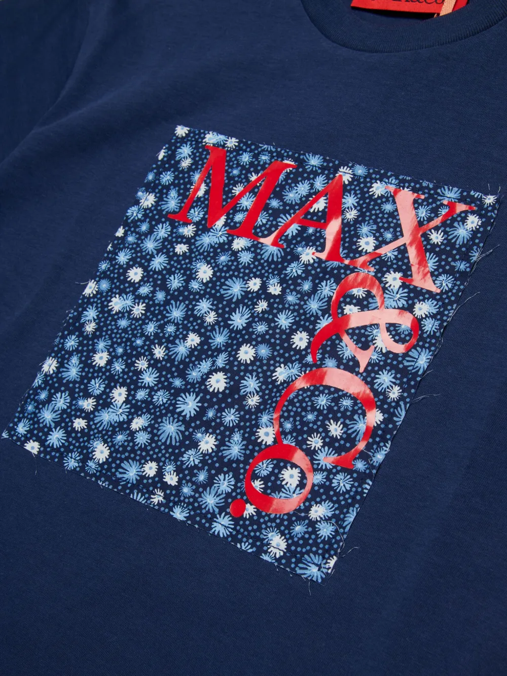 Max & Co Logo-print T-shirt In Blue