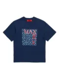 MAX&Co. Kids logo-print T-shirt - Blue