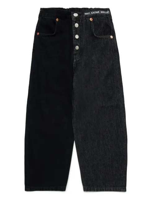 MM6 Maison Margiela Kids two-tone jeans