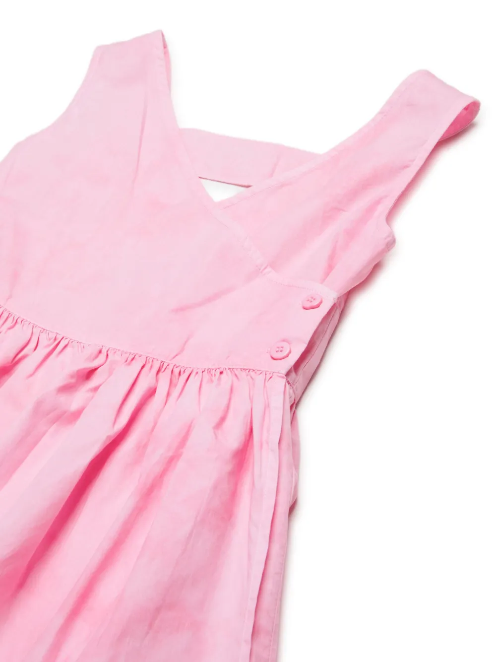 MAX&Co. Kids Katoenen midi-jurk Roze