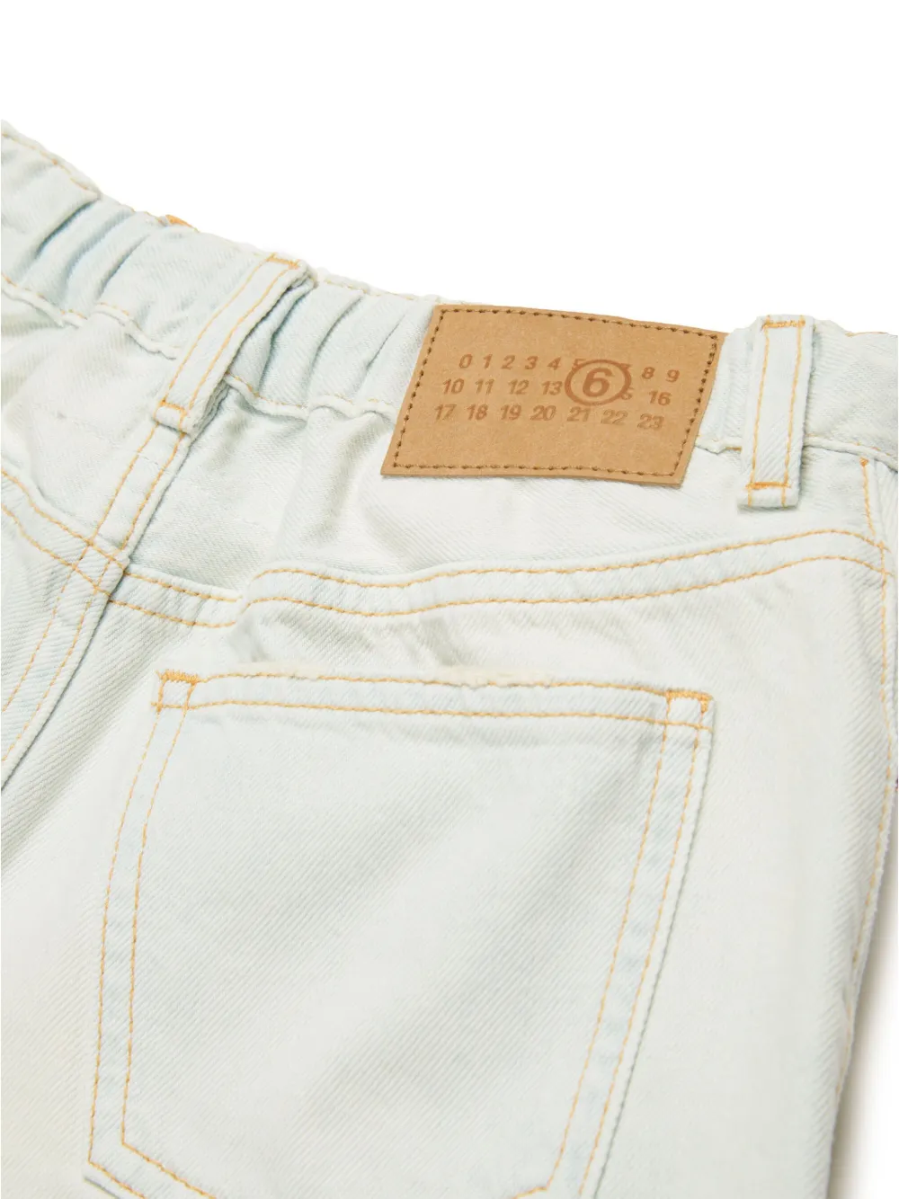 MM6 Maison Margiela Kids Spijkershorts Blauw