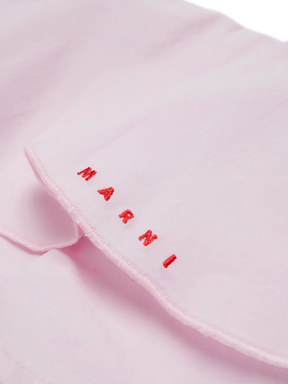 Marni Kids Shorts met geborduurd logo Roze