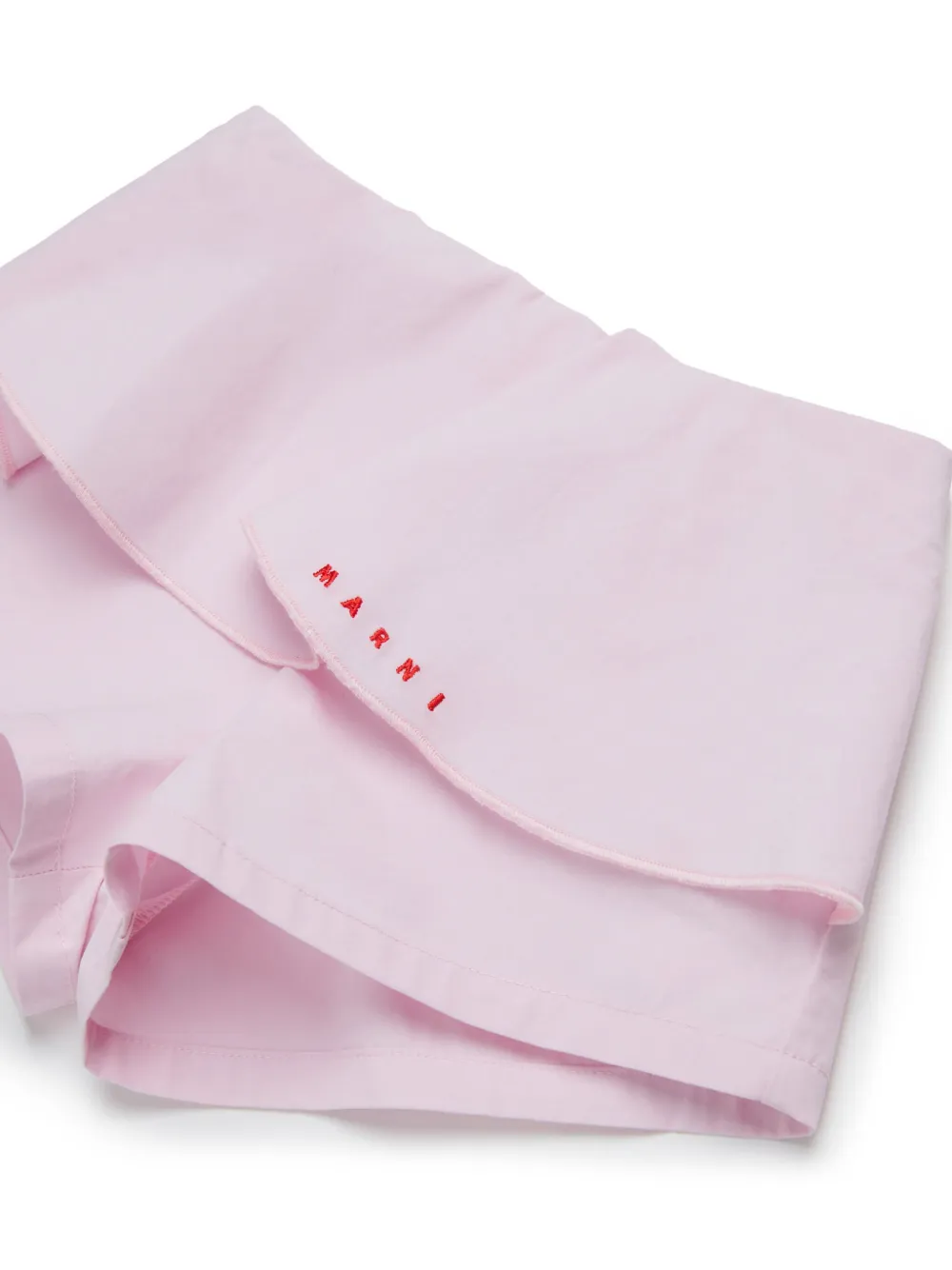 Marni Kids Shorts met geborduurd logo Roze