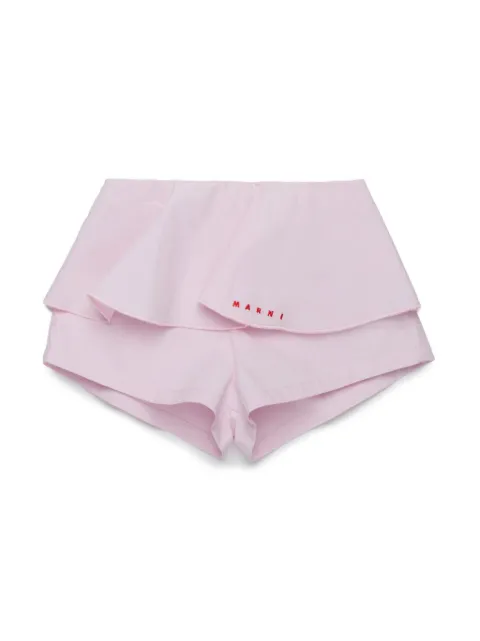Marni Kids shorts con logo bordado