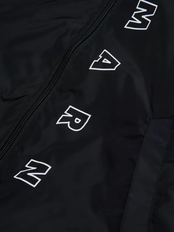 Marni Kids logo-print Hooded Jacket | Black | FARFETCH ZA