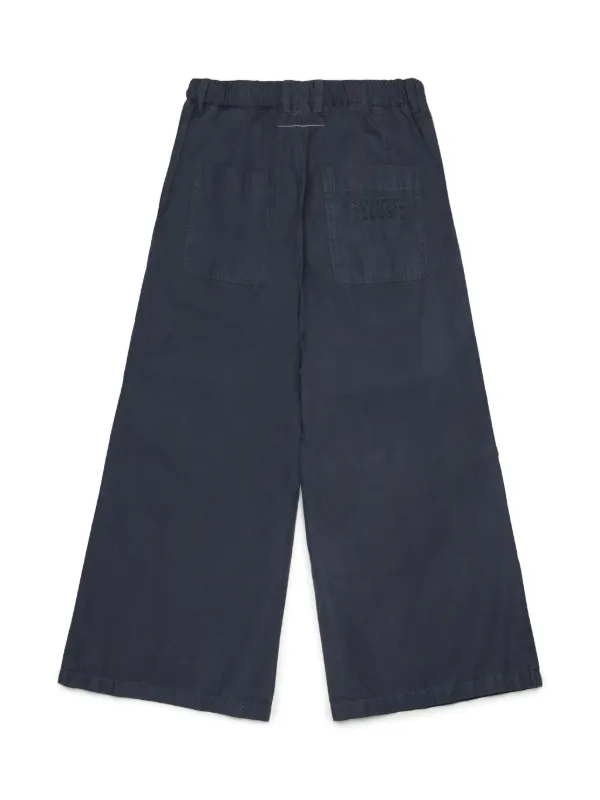 MM6 Maison Margiela Kids コットンパンツ | グレー | FARFETCH JP