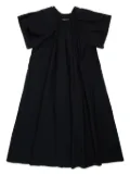 MM6 Maison Margiela Kids pleated collar A-line dress - Black