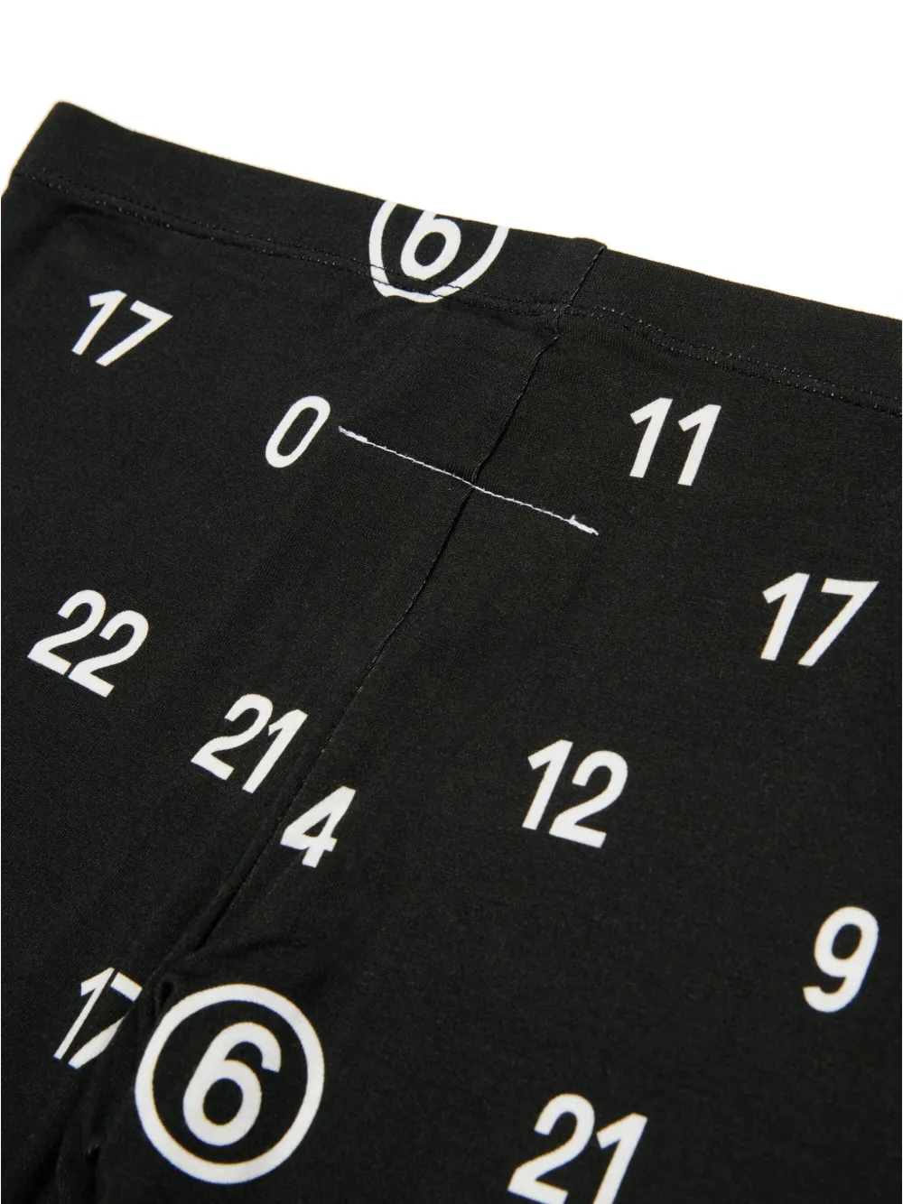 MM6 Maison Margiela Kids Legging met print Zwart