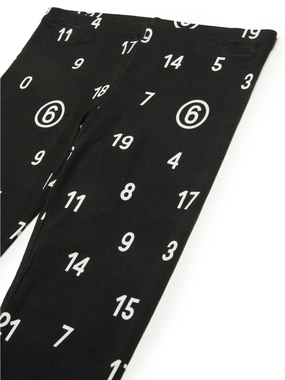 MM6 Maison Margiela Kids Legging met print Zwart