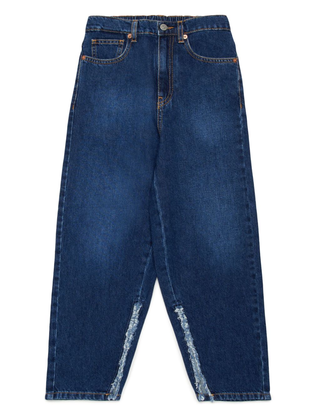 MM6 Maison Margiela Kids Jeans met wijde pijpen Blauw