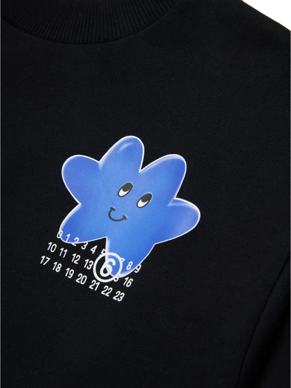 MM6 Maison Margiela Kids Sweater met print Zwart