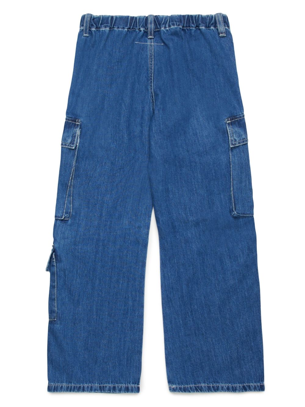 MM6 Maison Margiela Kids Jeans met cargo zak - Blauw