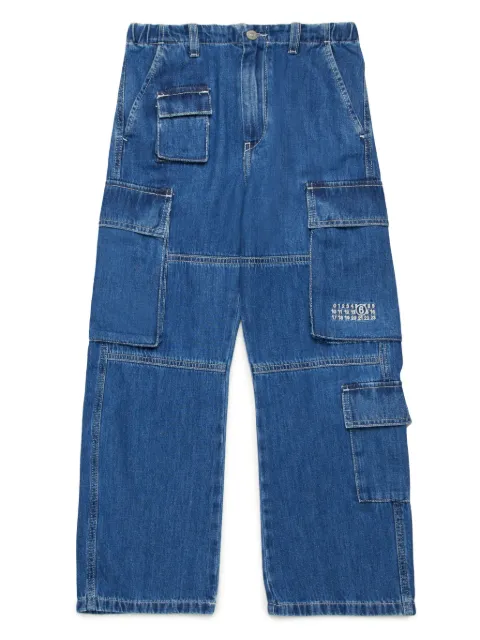 MM6 Maison Margiela Kids cargo-pocket jeans