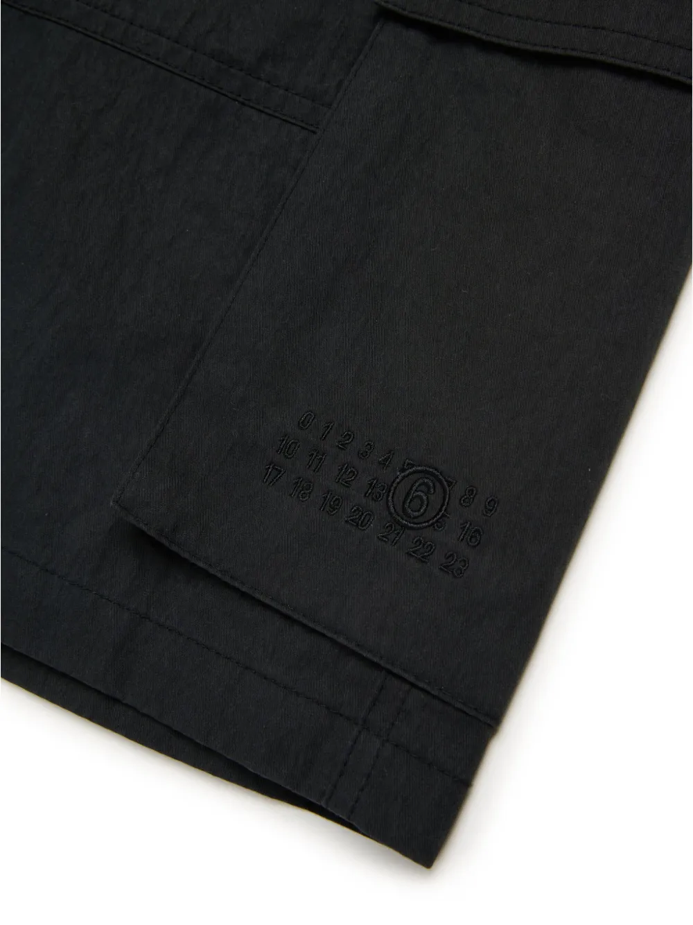 MM6 Maison Margiela Kids Cargo shorts Zwart