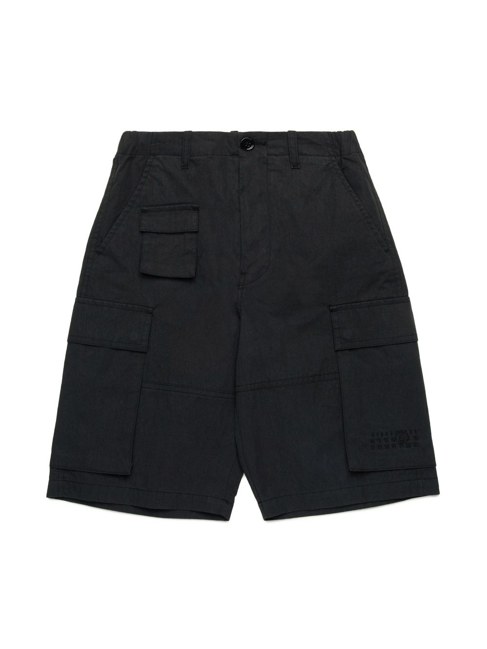 MM6 Maison Margiela Kids cargo shorts - Black