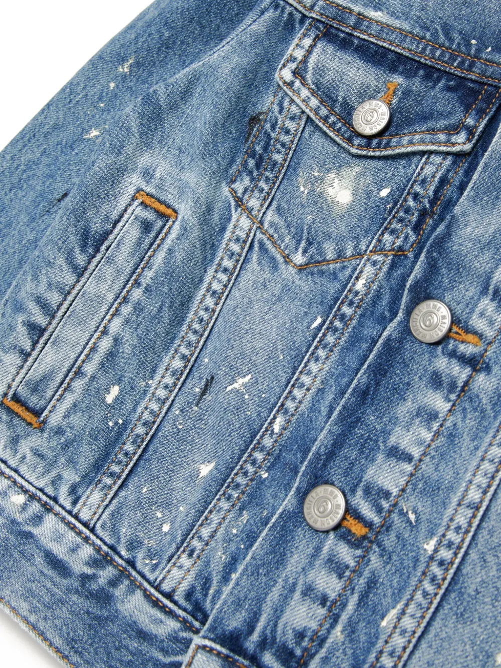 MM6 Maison Margiela Kids Spijkerjack Blauw
