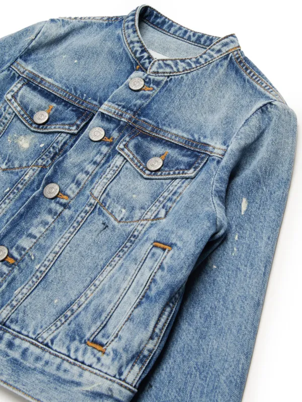 MM6 Maison Margiela Kids デニムジャケット | ブルー | FARFETCH JP