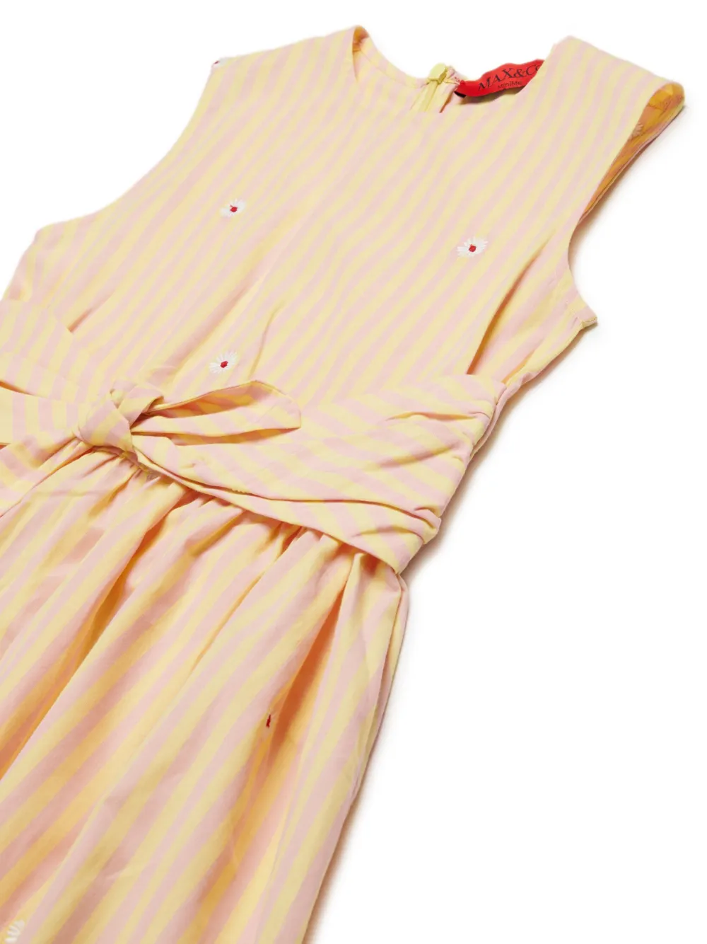MAX&Co. Kids Gestreepte jurk Geel