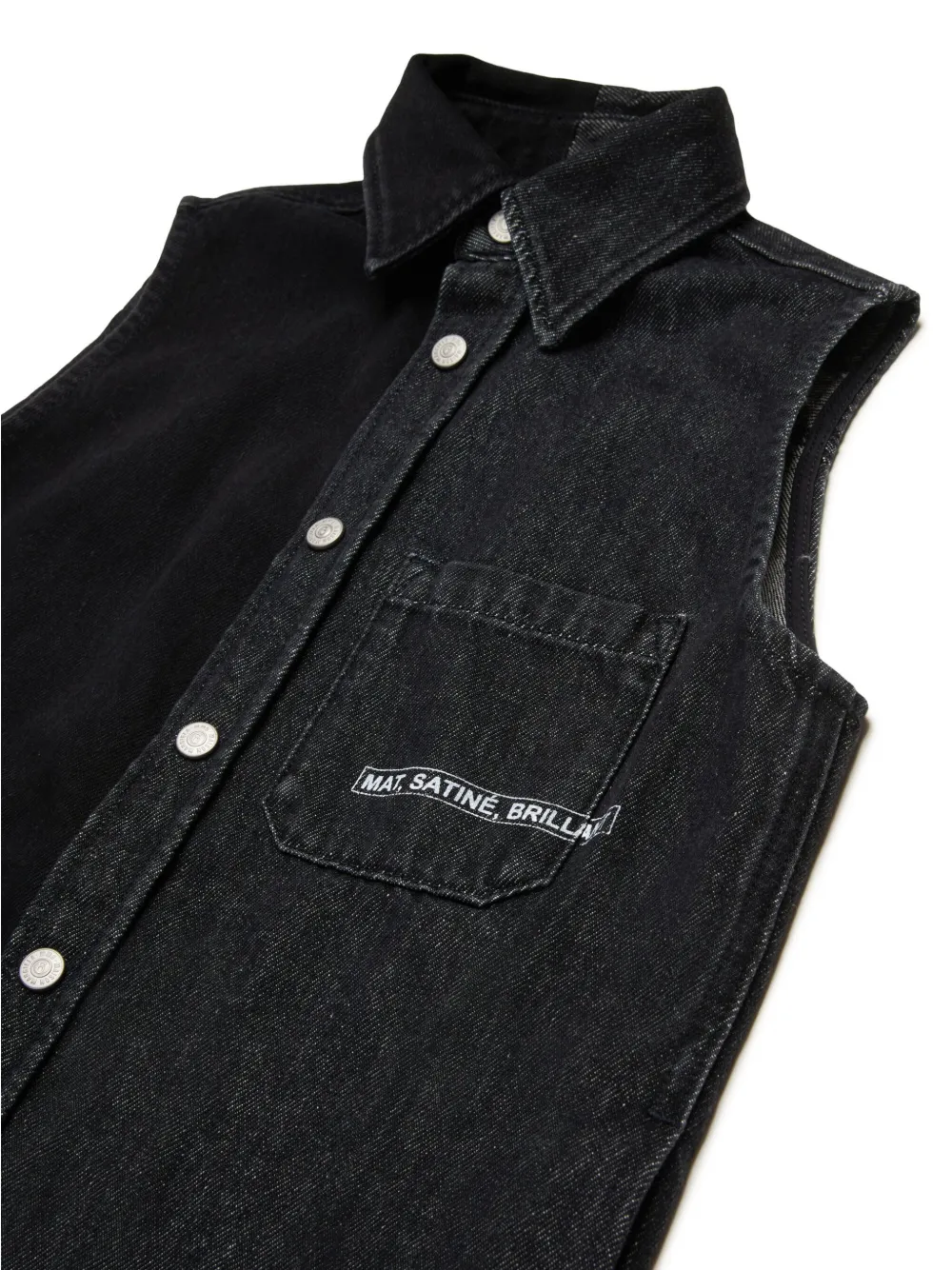 MM6 Maison Margiela Kids Spijkerjurk Zwart