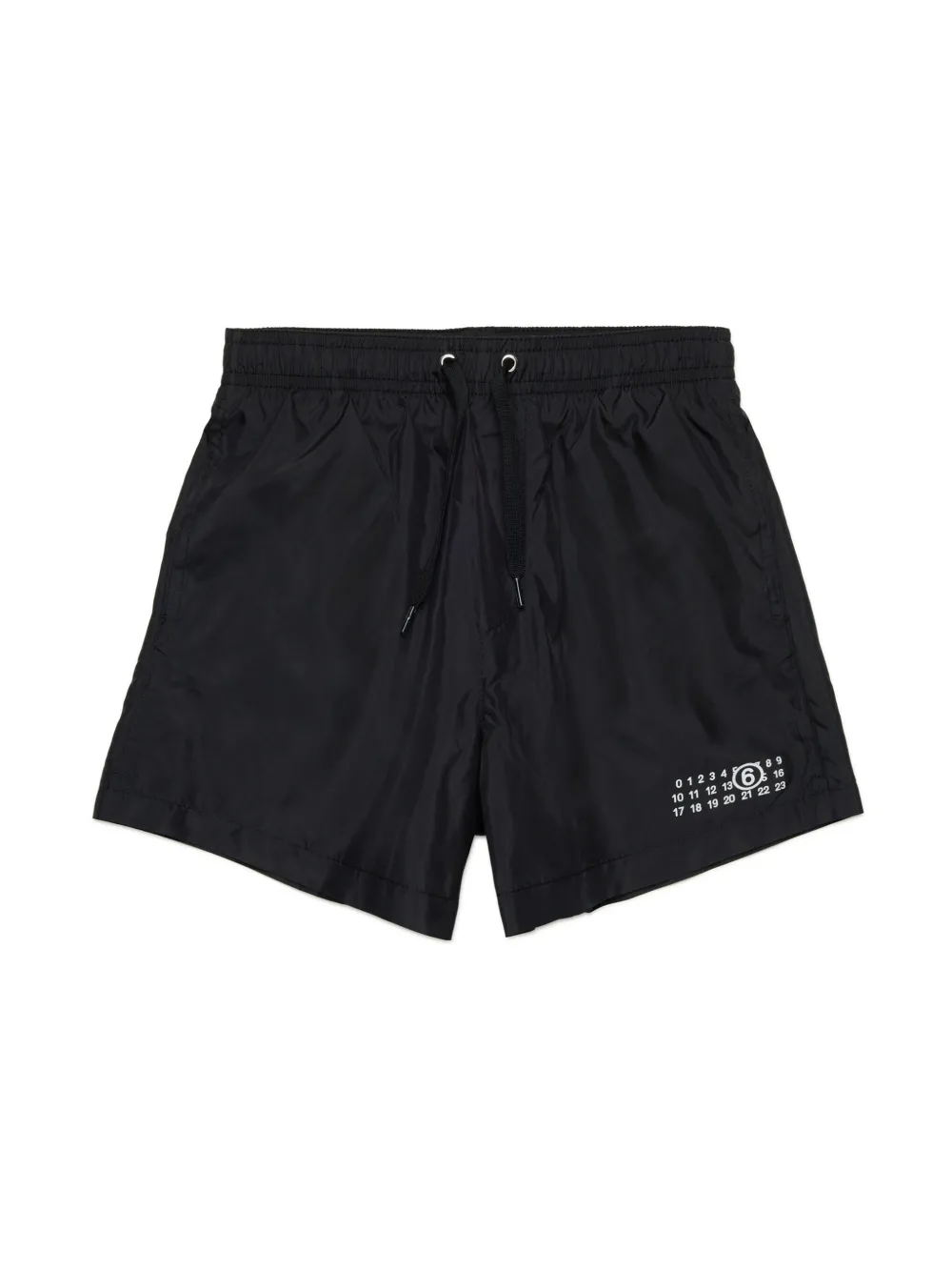 MM6 Maison Margiela Kids Zwembroek met logoprint Zwart