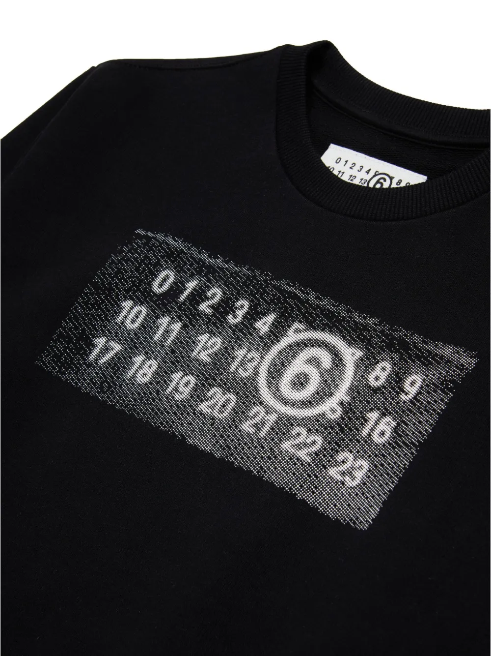 MM6 Maison Margiela Kids Sweater met print Zwart