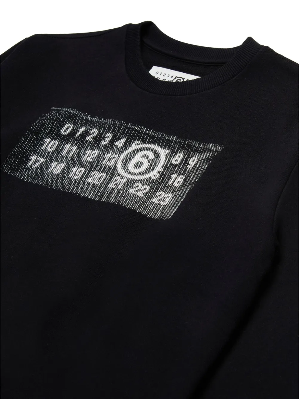 MM6 Maison Margiela Kids Sweater met print Zwart