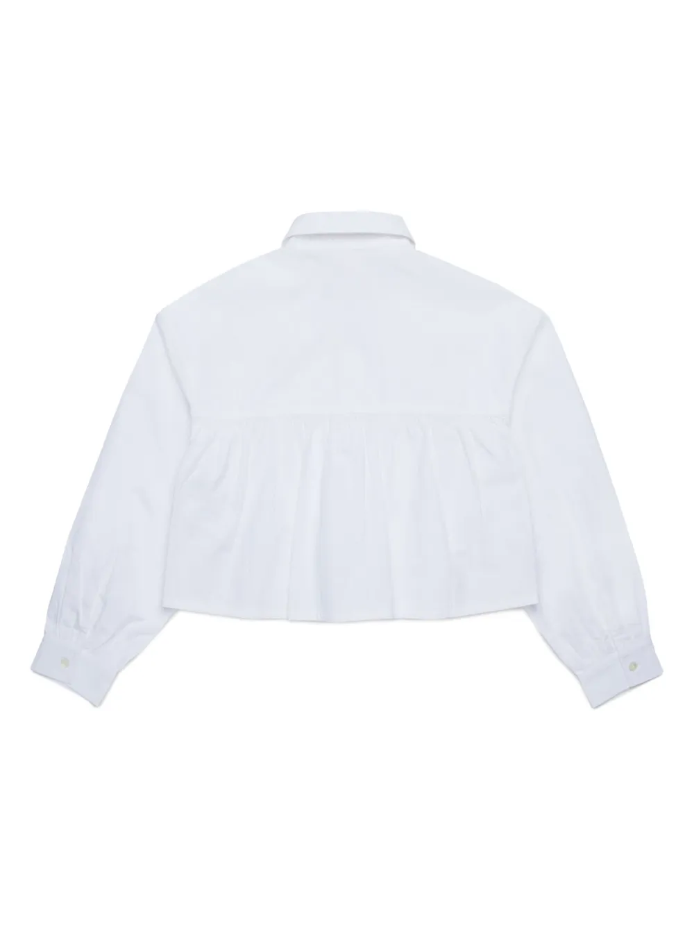 MAX&Co. Kids Cropped shirt - Wit