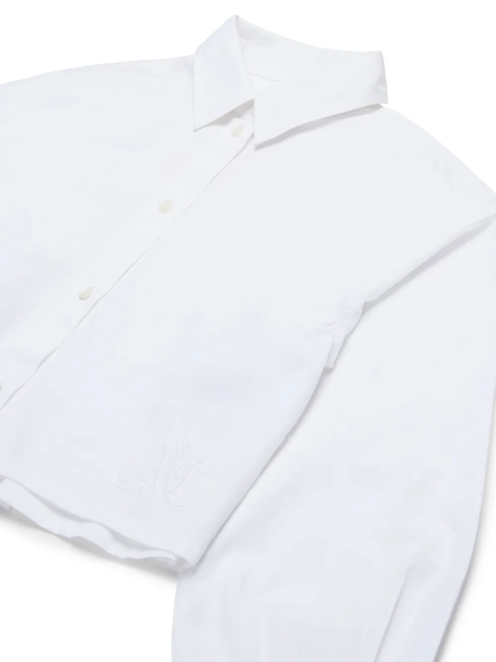 Max & Co Camicia Boxy In Popeline In White