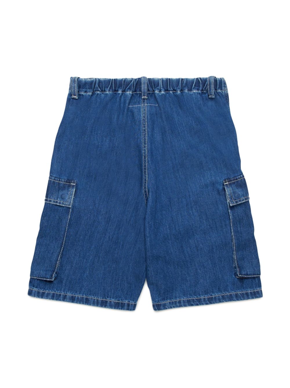 MM6 Maison Margiela Kids Cargo spijkershorts - Blauw