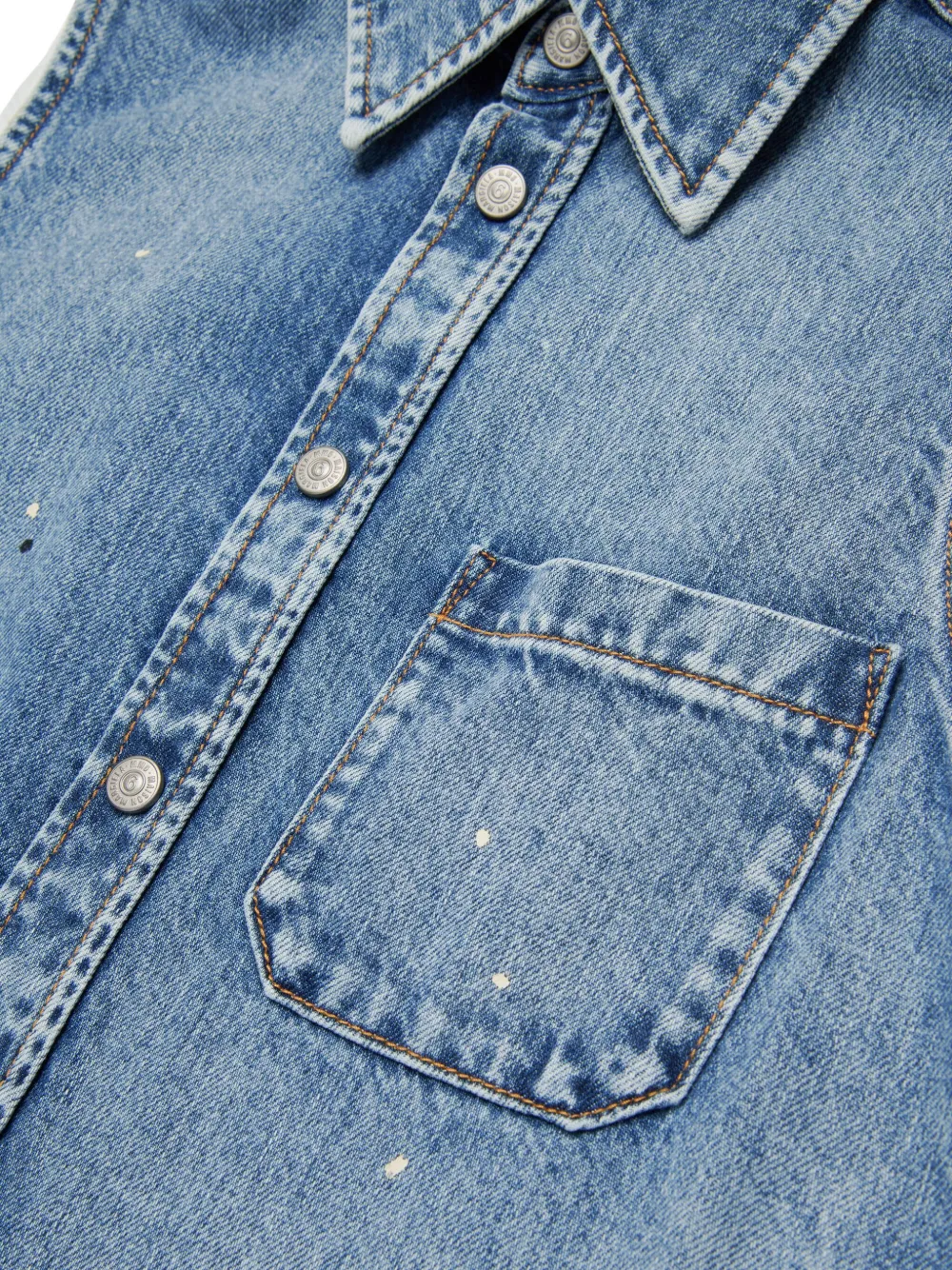 MM6 Maison Margiela Kids Spijkerjurk Blauw