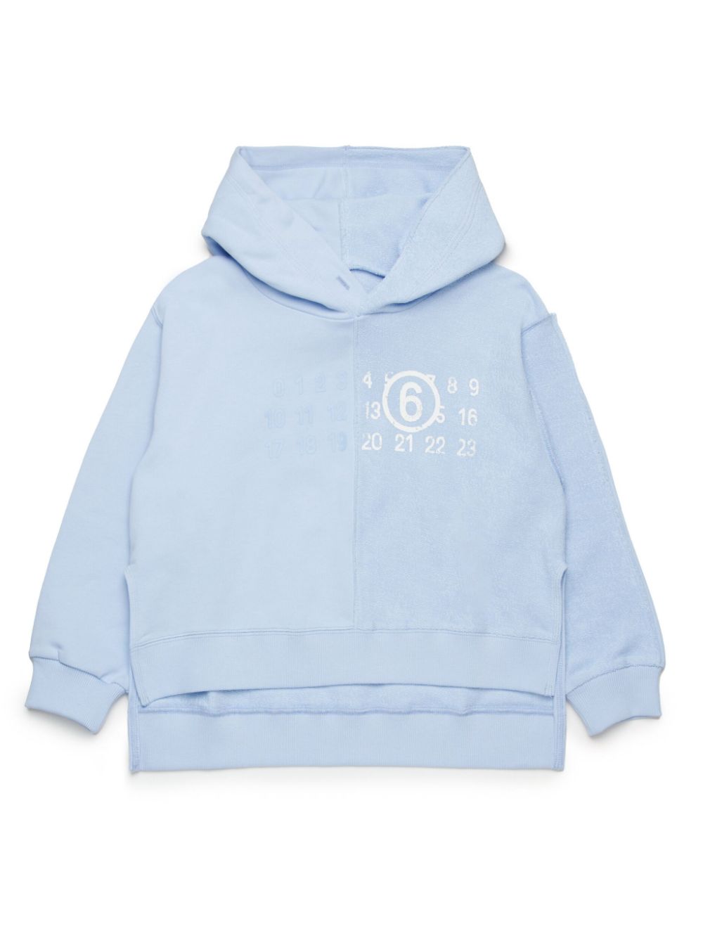 MM6 Maison Margiela Kids Hoodie met print Blauw