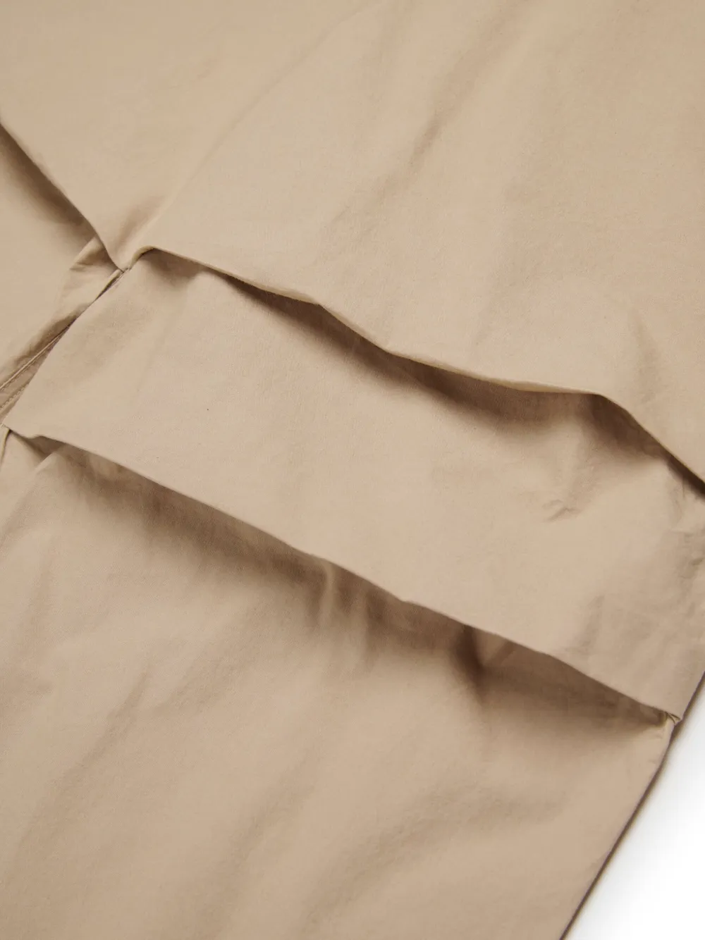 MM6 Maison Margiela Kids Broek met wijde pijpen Beige