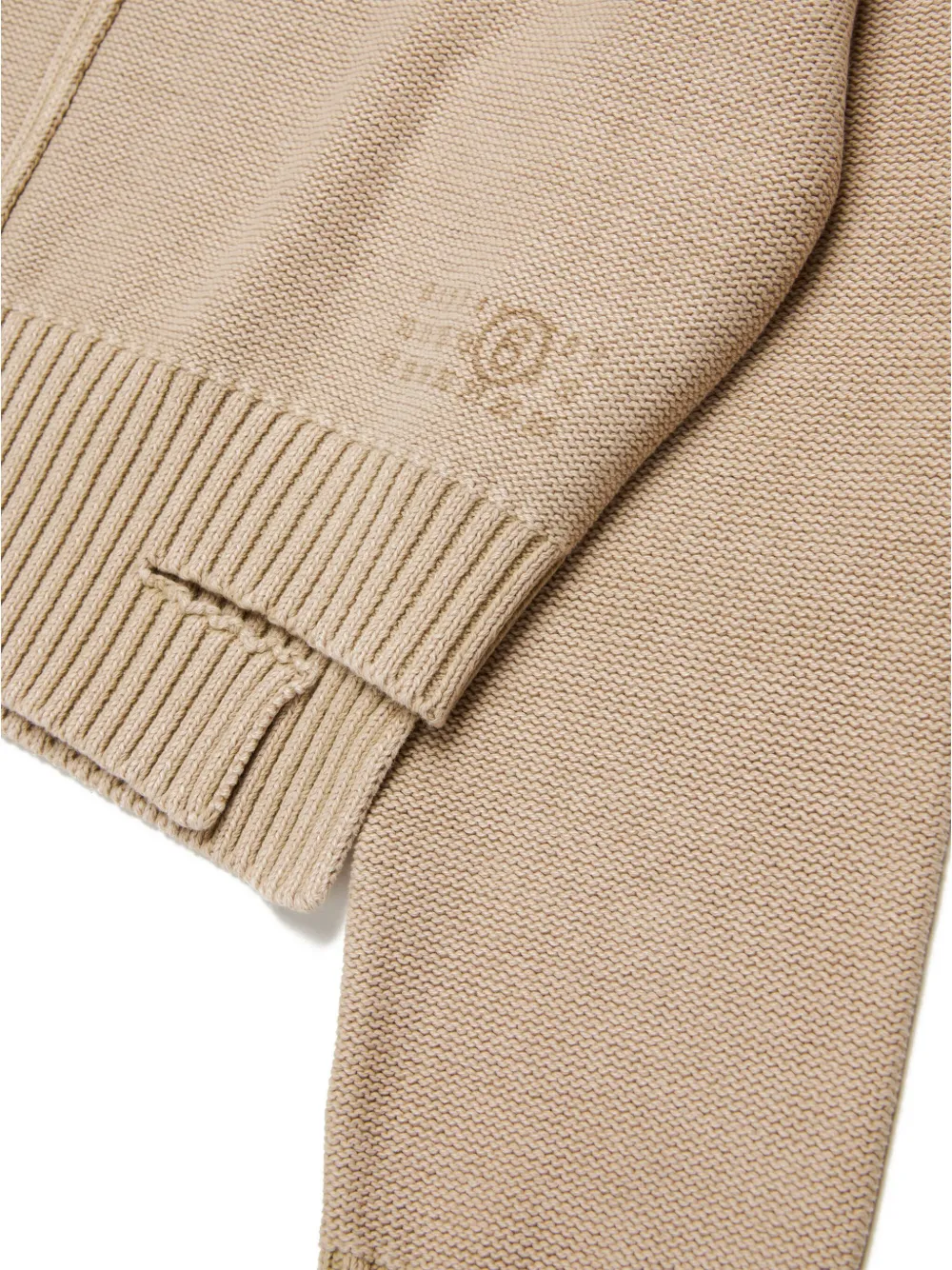 MM6 Maison Margiela Kids Trui met uitgesneden details Beige