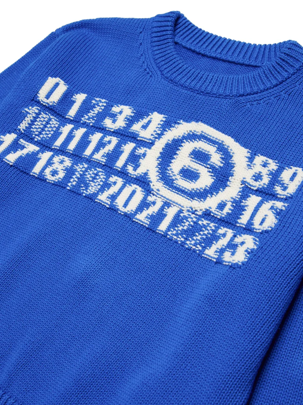 MM6 Maison Margiela Kids Trui met print Blauw