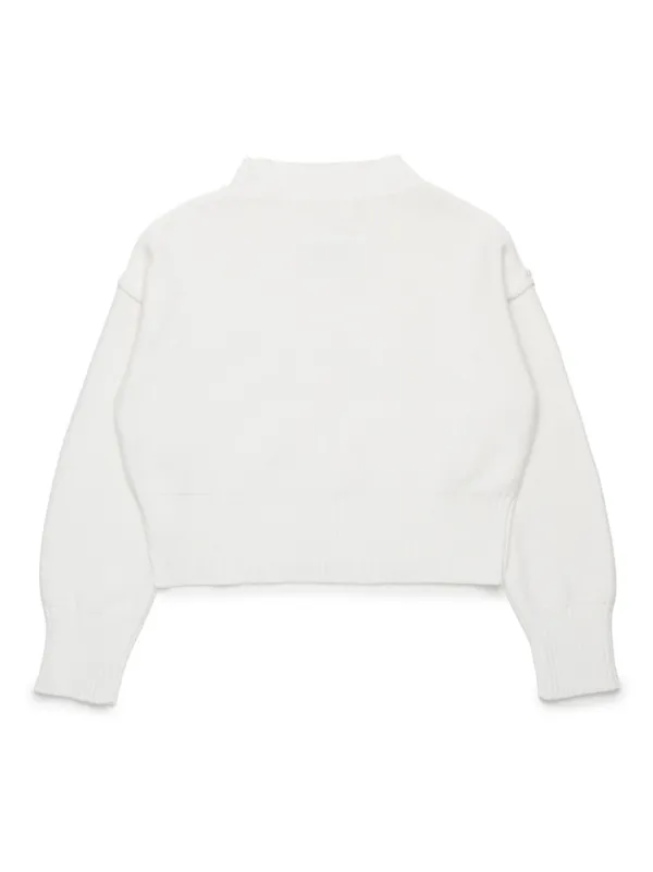 MM6 Maison Margiela Kids カットアウト プルオーバー | ホワイト