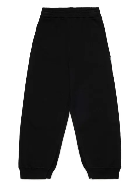 MM6 Maison Margiela Kids Calça esportiva com tag de logo