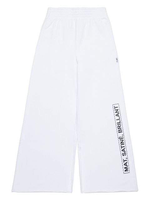 MM6 Maison Margiela Kids cotton track pants