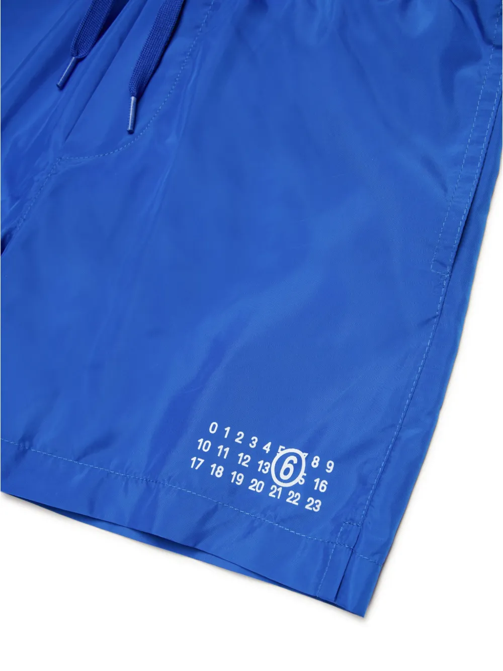 MM6 Maison Margiela Kids Zwembroek met logoprint Blauw