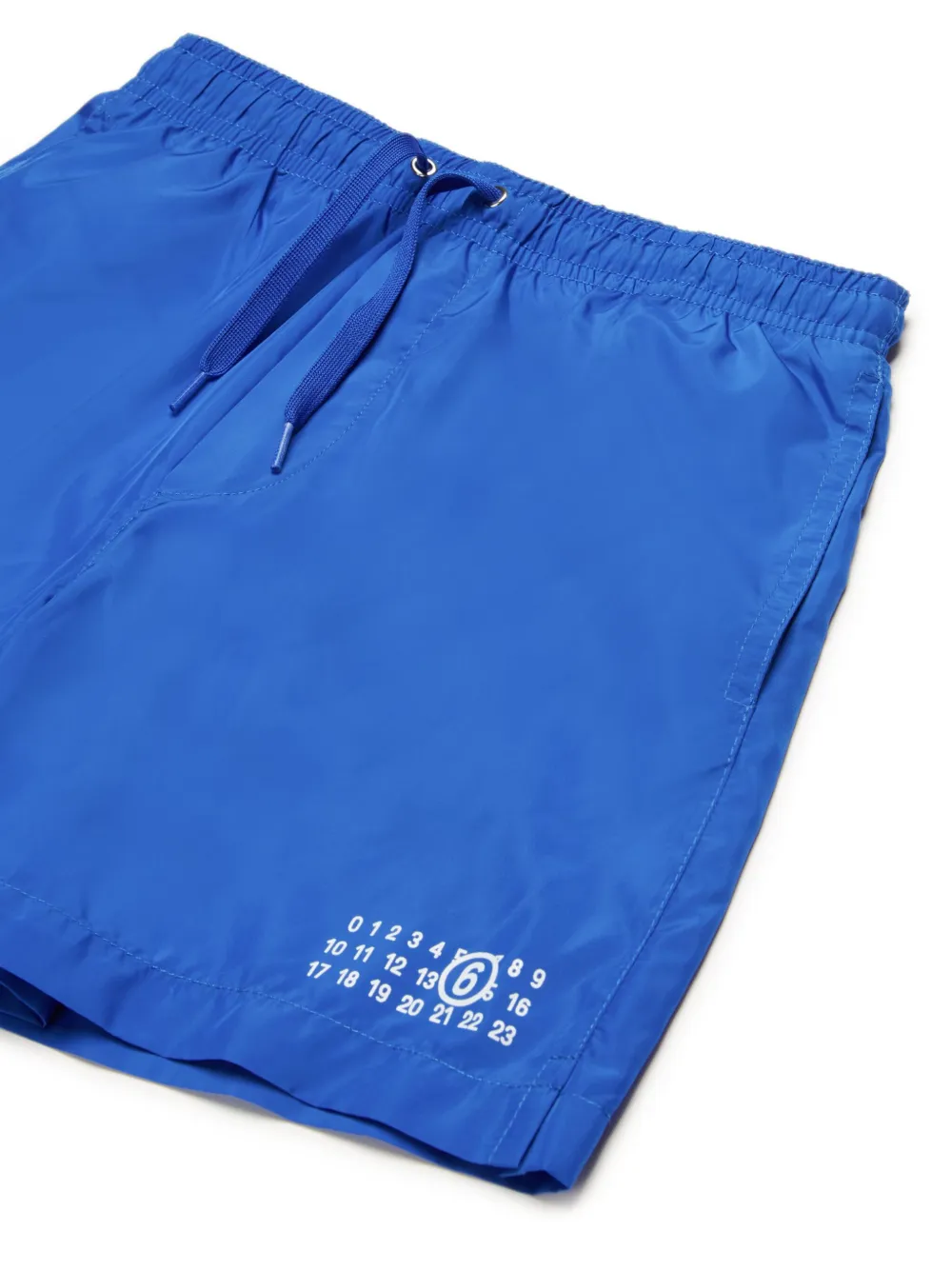 MM6 Maison Margiela Kids Zwembroek met logoprint Blauw