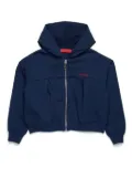 MAX&Co. Kids logo-embroidered jacket - Blue