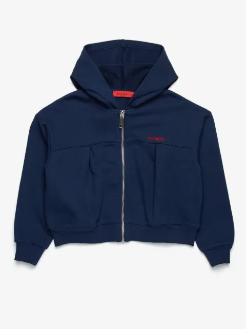MAX&Co. Kids logo-embroidered jacket