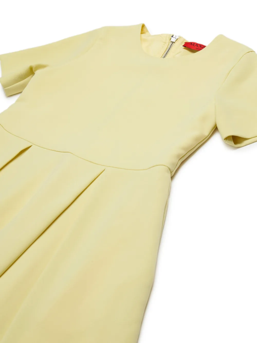 MAX&Co. Kids Geplooide jurk Geel