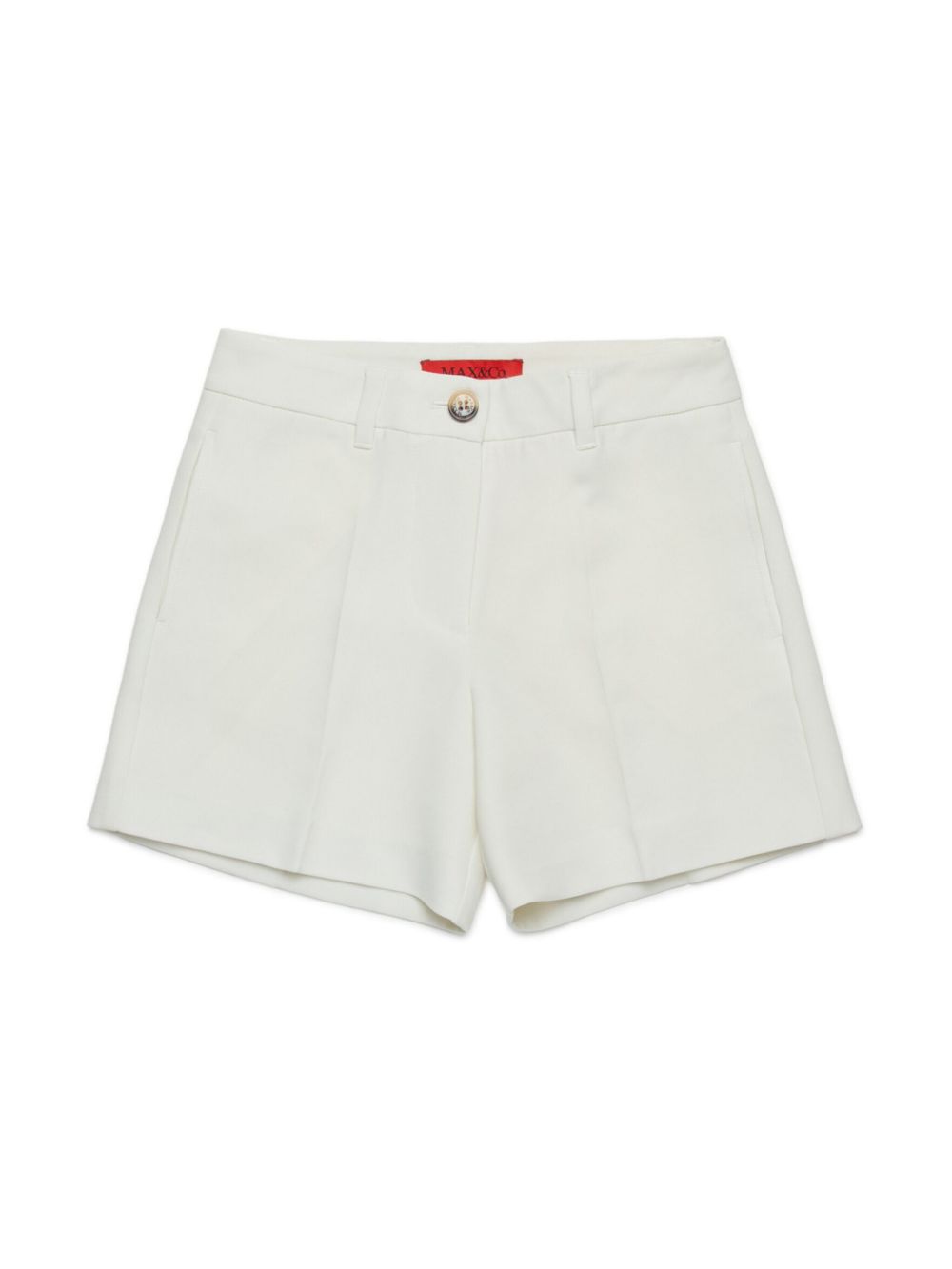 MAX&Co. Kids mid-rise tailored shorts - White