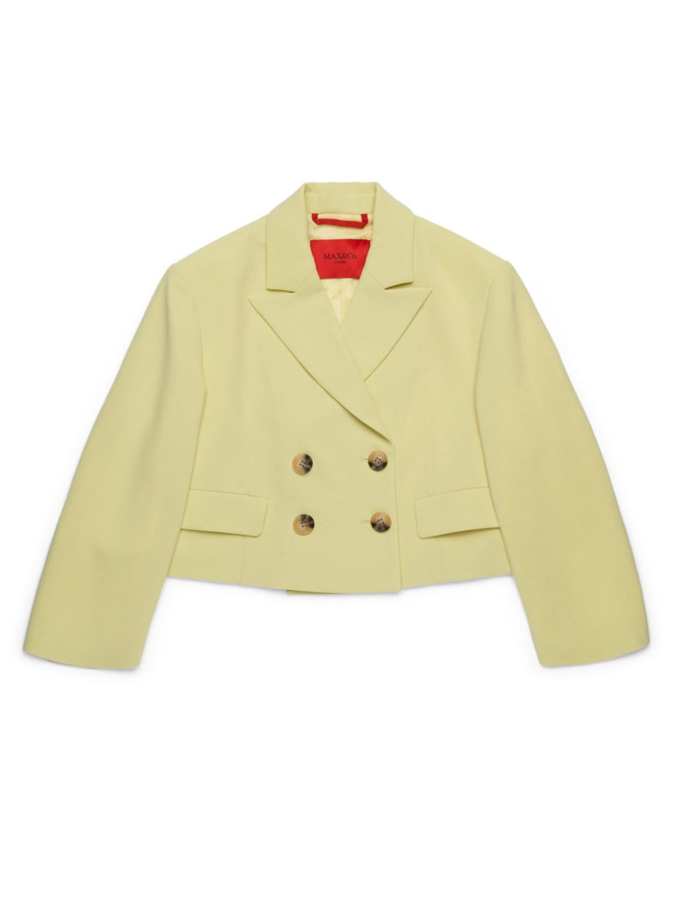 MAX&Co. Kids double-breasted blazer - Yellow