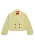MAX&Co. Kids double-breasted blazer - Yellow