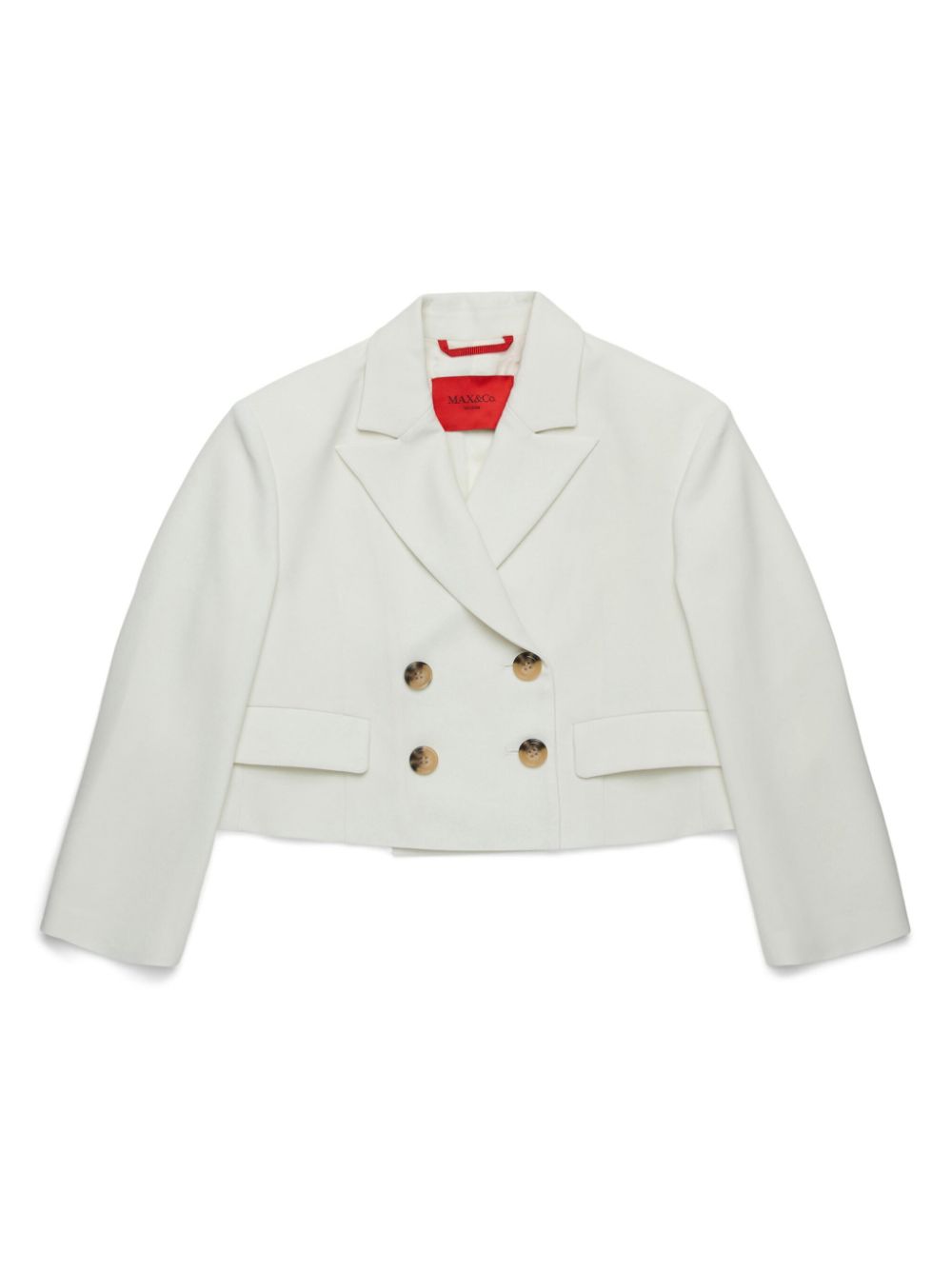 MAX&Co. Kids double-breasted blazer - White