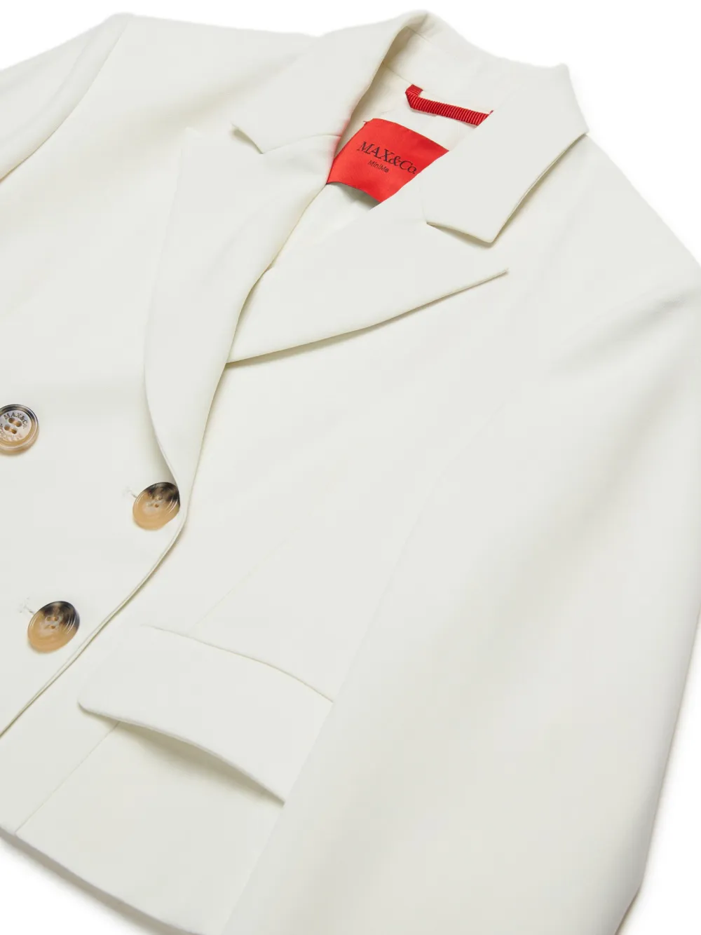 MAX&Co. Kids Blazer met dubbele rij knopen Wit